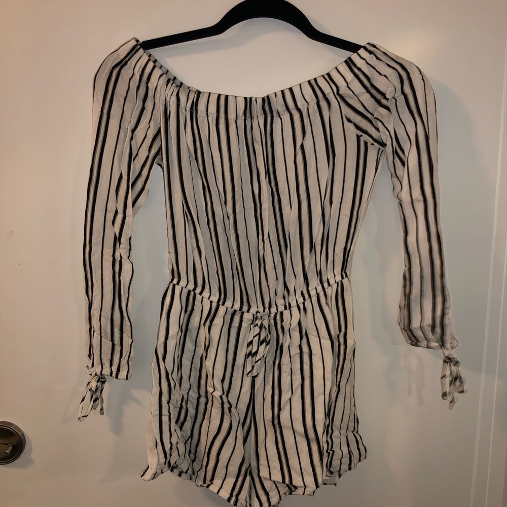 Striped romper